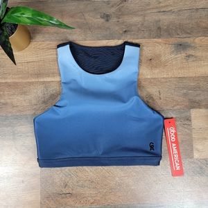 🆕️Good American Blue Ombre Racerback Sports Bra